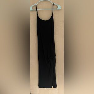 Lulu's Sleek Black Maxi Dress